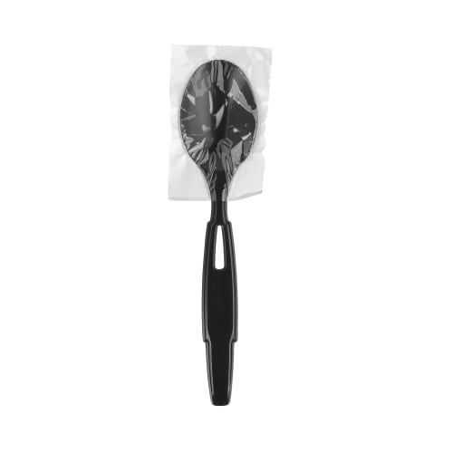 Dixie Ultra® SmartStock® Heavy Weight Teaspoon, Wrapped,  Black